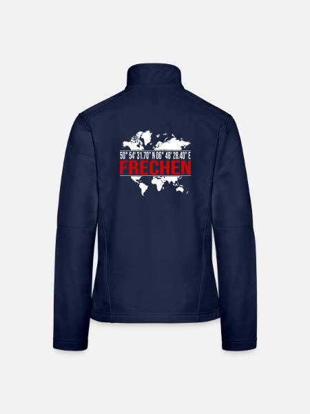 Frechen - Frauen Softshelljacke - Navy - Hinten