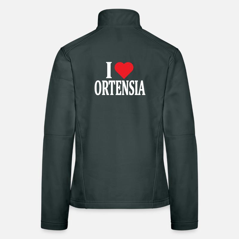 I Love Hydrangea T-Shirt Gift Idea Women's Softshell Jacket