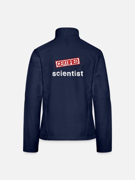 Scientifique - Veste en tissu softshell Femme - bleu marine - Dos