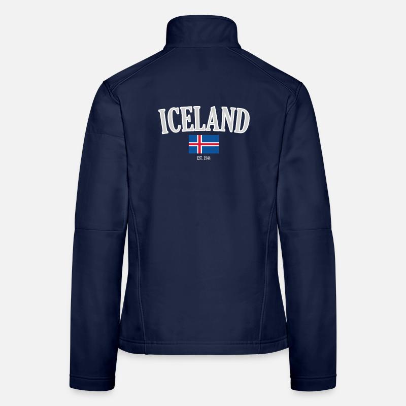 Island seit 1944 Frauen Softshelljacke