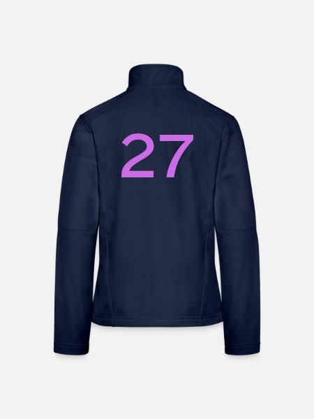 27 - Frauen Softshelljacke - Navy - Hinten
