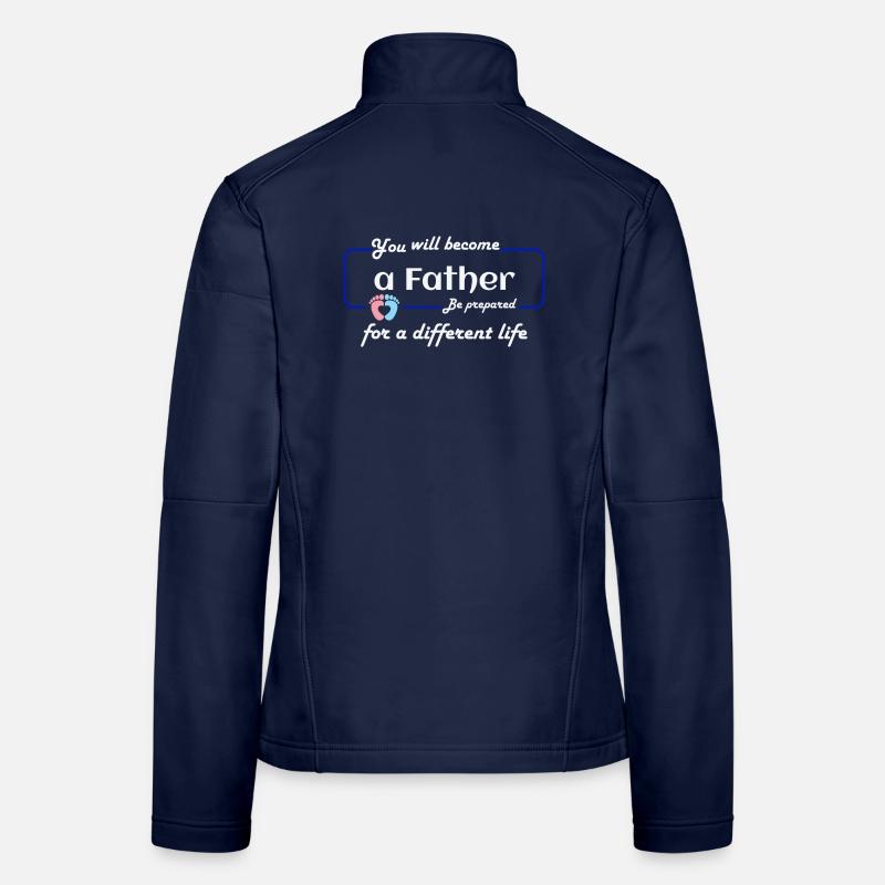 Tu seras un père Veste en tissu softshell Femme