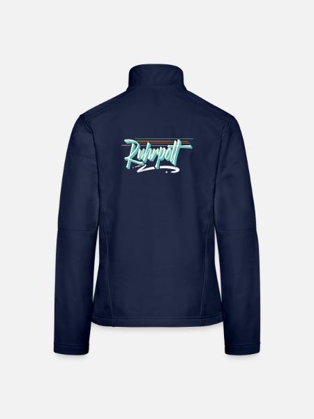 Ruhrpott - Frauen Softshelljacke - Navy - Hinten