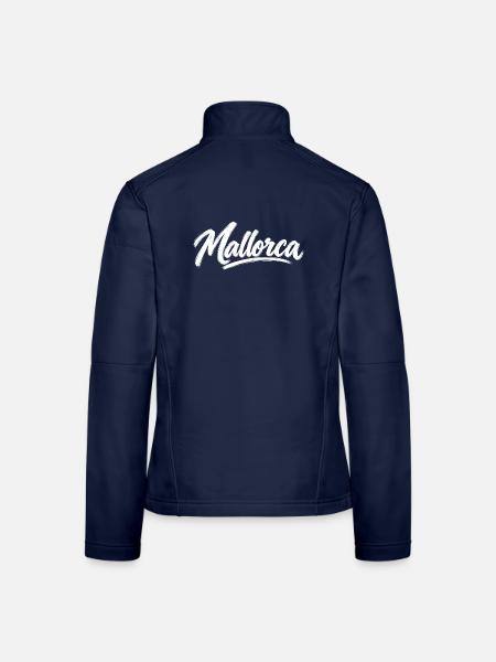 Mallorca - Spanien - Spain - Espana - Insel - Frauen Softshelljacke - Navy - Hinten