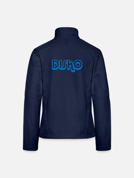 DISKO Nicki - Frauen Softshelljacke - Navy - Hinten