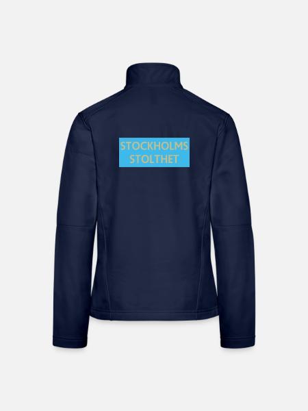 Stockholmer Stolz - Frauen Softshelljacke - Navy - Hinten