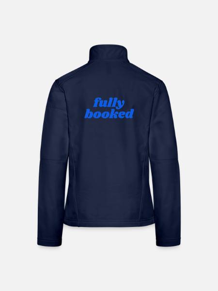 fully booked - Frauen Softshelljacke - Navy - Hinten