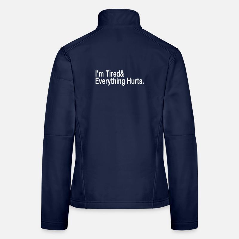 Ich bin müde Frauen Softshelljacke