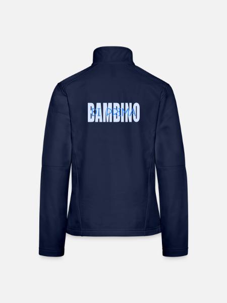 Bambino Figlio Prima, Italien - Frauen Softshelljacke - Navy - Hinten