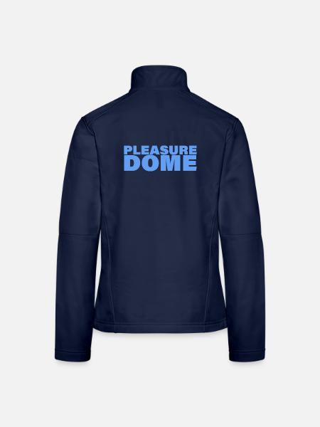 PLEASURE DOME - Frauen Softshelljacke - Navy - Hinten