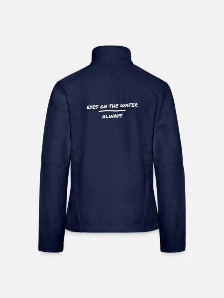 Rettungsschwimmer Sommer Pool Schwimmbad Strand Ba - Frauen Softshelljacke - Navy - Hinten