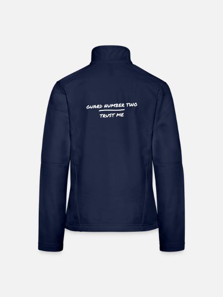 Barber Haarschnitt Lustig Rasierer Styling Barbers - Frauen Softshelljacke - Navy - Hinten