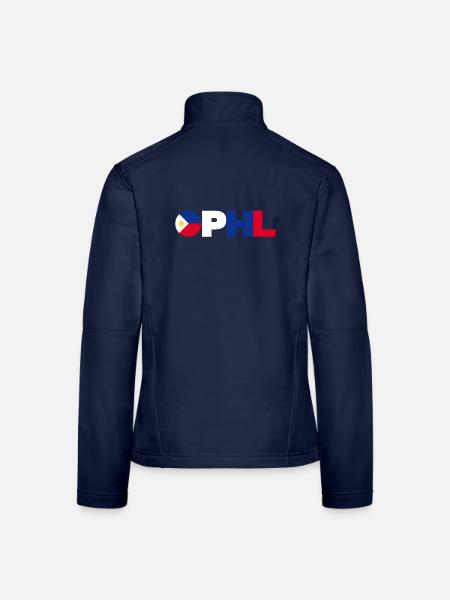 Philippinen - Frauen Softshelljacke - Navy