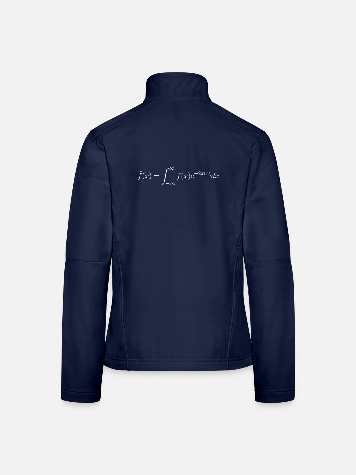 Fourier Transformation - Frauen Softshelljacke - Navy - Hinten