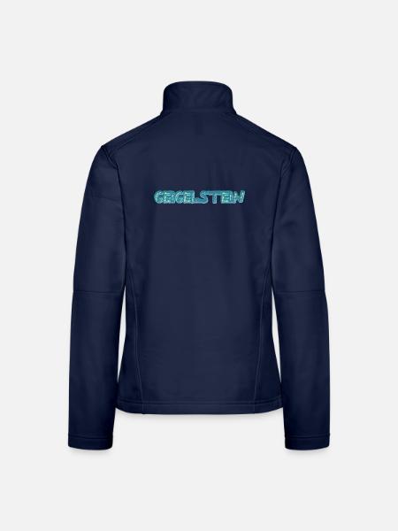 Geigelstein als Trekking - Frauen Softshelljacke - Navy - Hinten