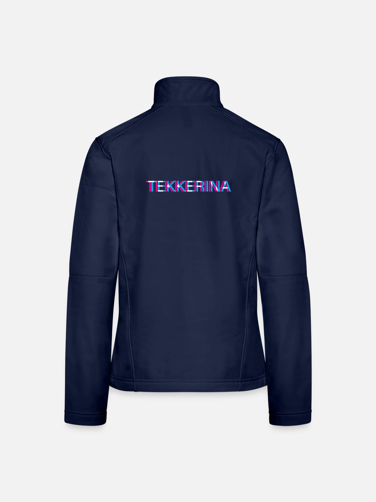 Hardtekk Tekk - Frauen Softshelljacke - Navy - Hinten