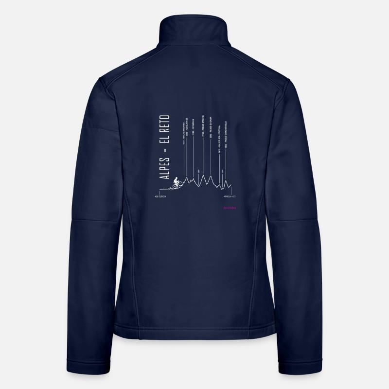 ZURICH APRICA pour le noir Veste en tissu softshell Femme