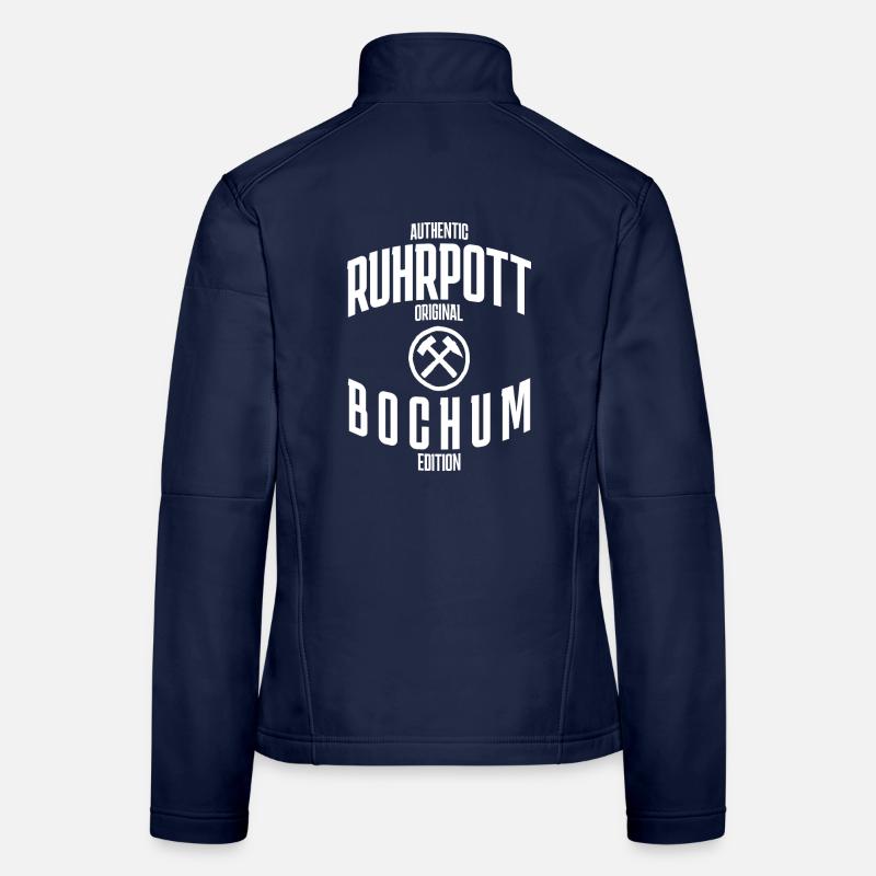 Authentic Ruhrpott original Bochum edition Frauen Softshelljacke