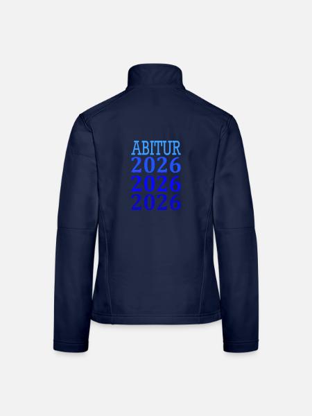 Abitur 2026 - Frauen Softshelljacke - Navy