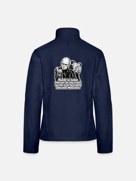 Machtbeziehungen - Frauen Softshelljacke - Navy