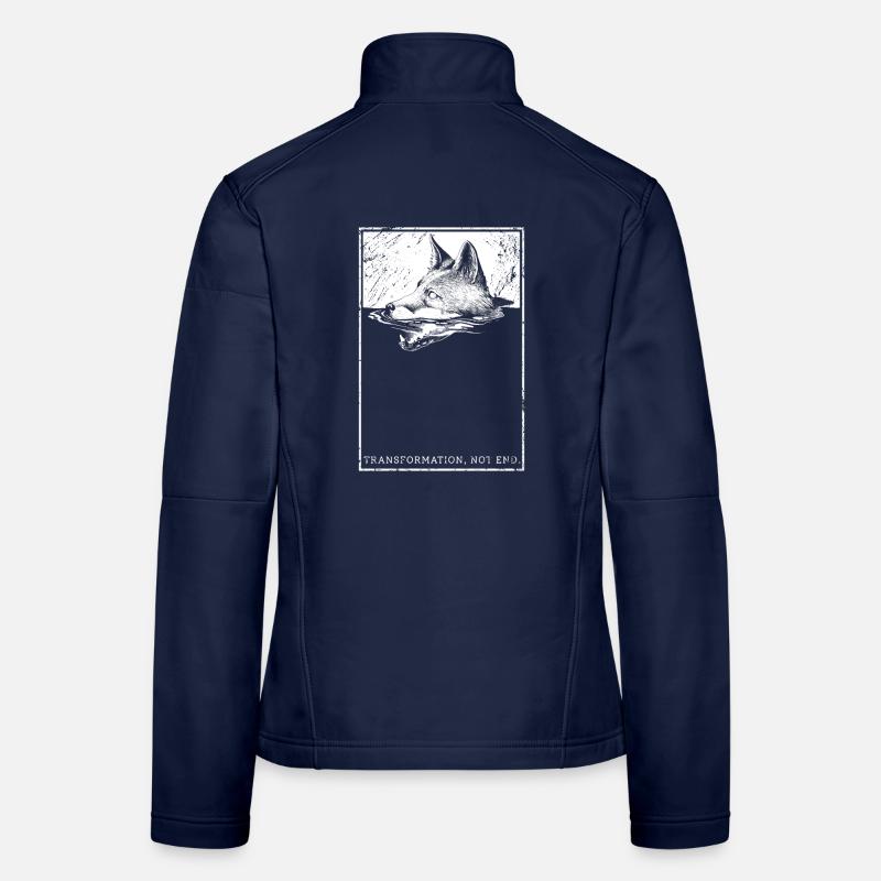 La transformation, pas la fin. Veste en tissu softshell Femme