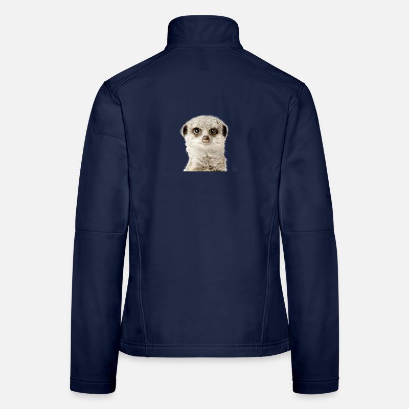 Erdmännchen - Frauen Softshelljacke - Navy