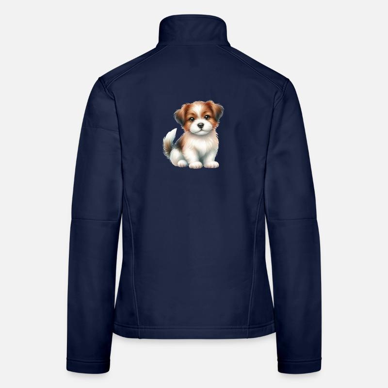 Süßer Hund Frauen Softshelljacke