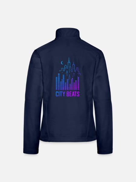 City Beats – Urbaner Sound - Frauen Softshelljacke - Navy