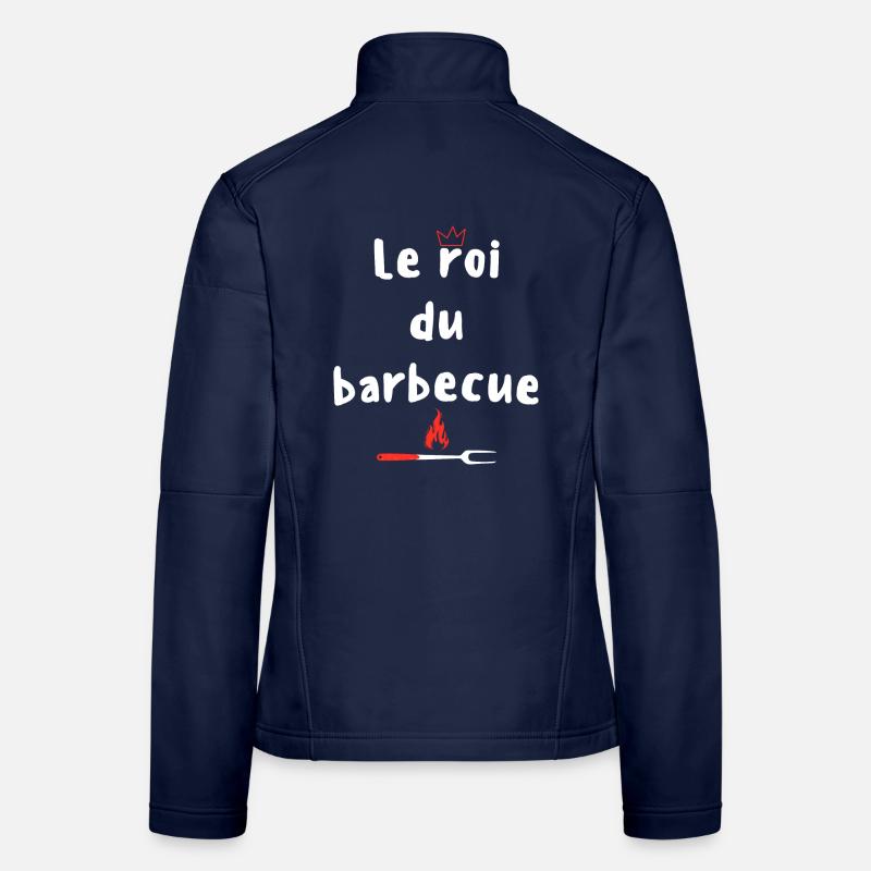 Le roi du barbecue Veste en tissu softshell Femme