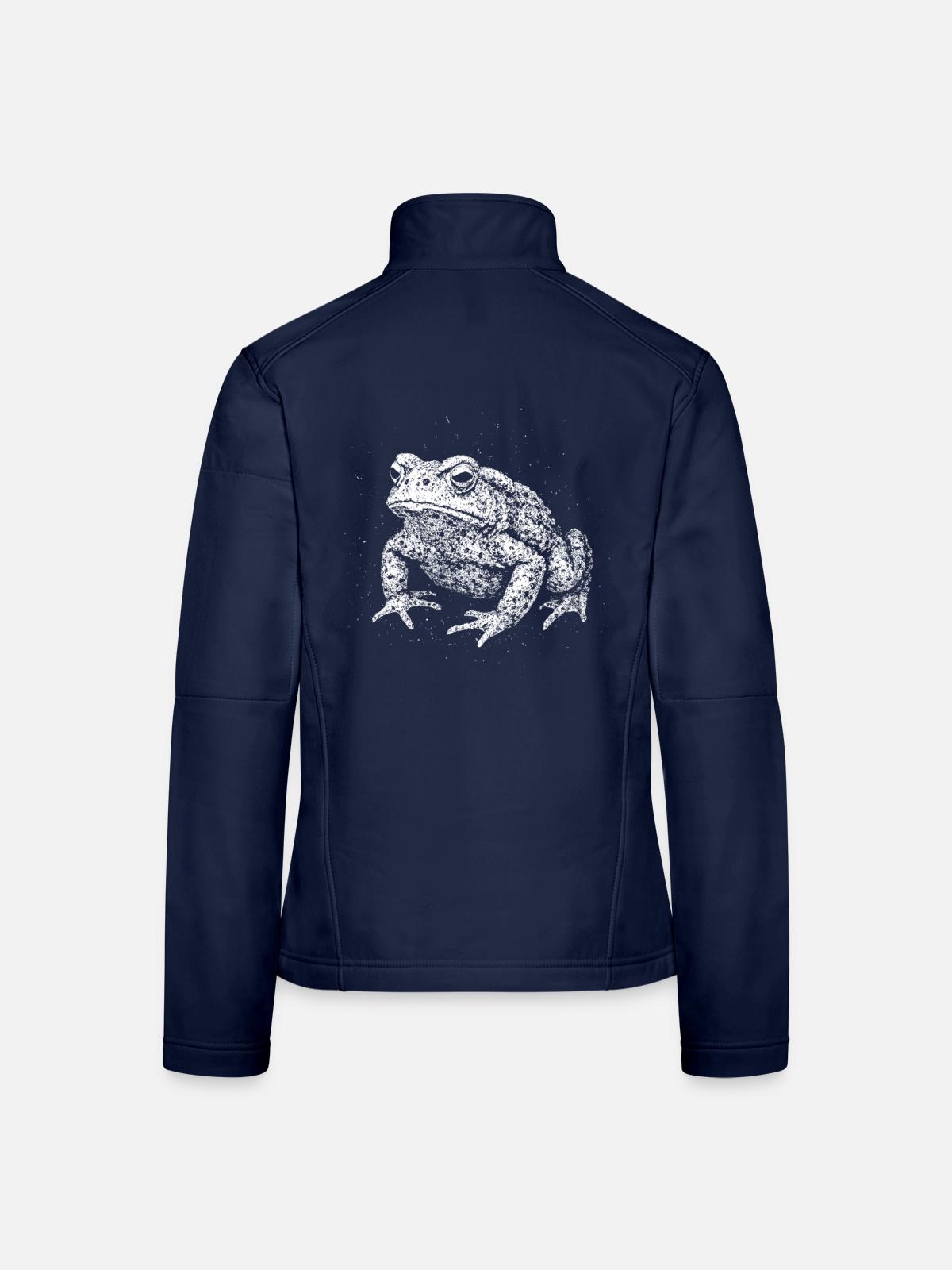 Kröte - Frauen Softshelljacke - Navy - Hinten