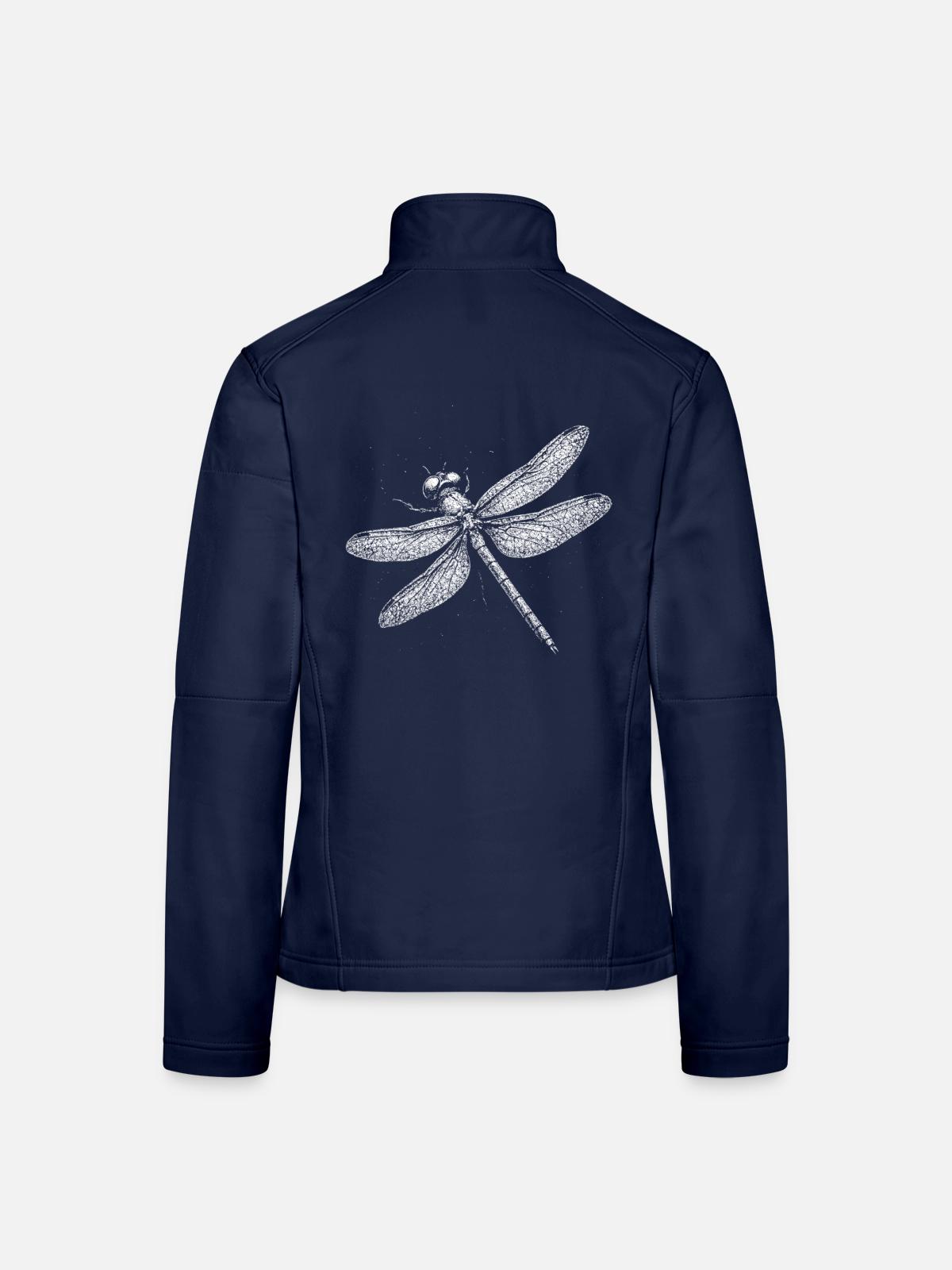 Dragonfly - Women's Softshell Jacket - navy - Back