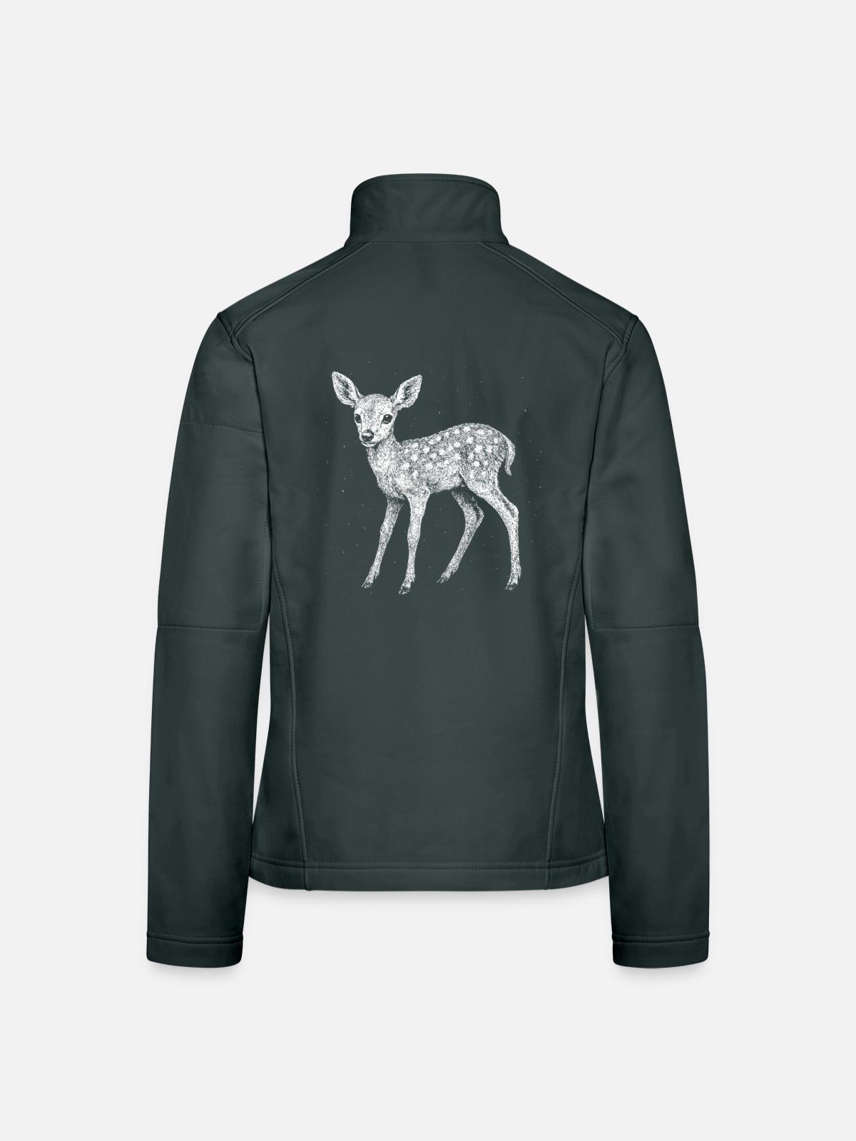 Fawn - Women's Softshell Jacket - mouse grey - Back