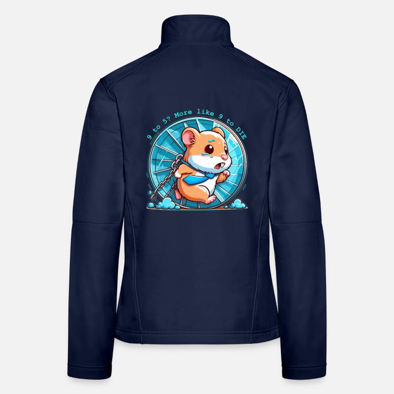 De 9 à 5 ? Plutôt 9 à mourir Veste en tissu softshell Femme