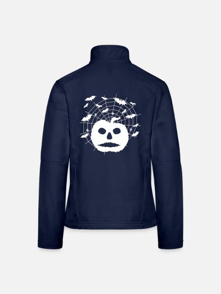 Halloween - Frauen Softshelljacke - Navy