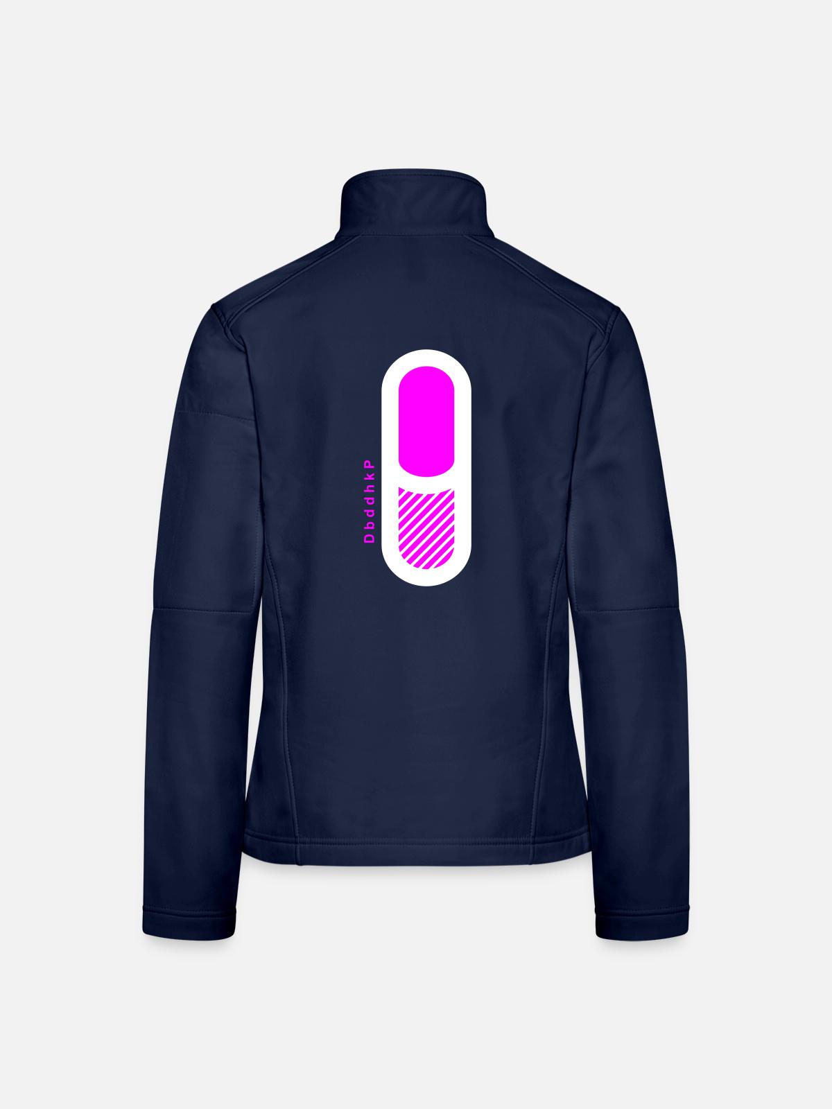 dbddhkp - Frauen Softshelljacke - Navy - Hinten