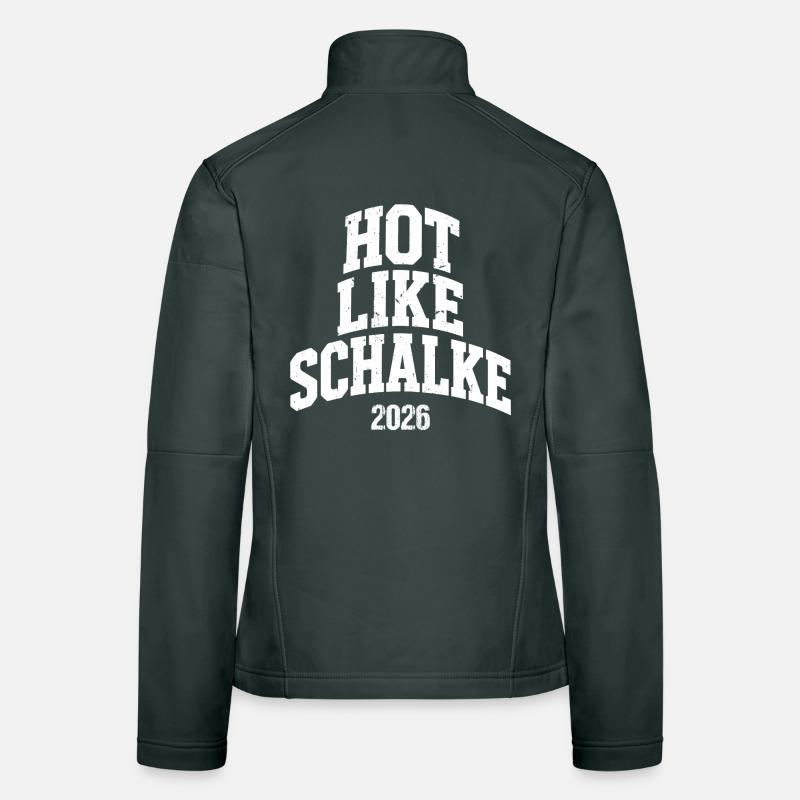 Chaud comme Schalke 2026 Veste en tissu softshell Femme