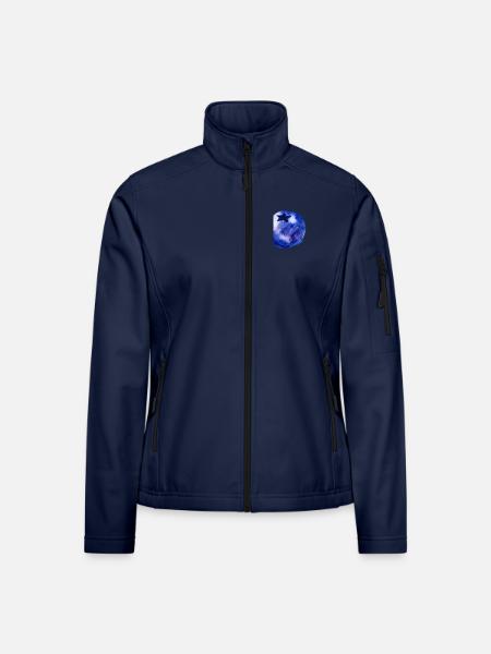 Blaubeere - Frauen Softshelljacke - Navy