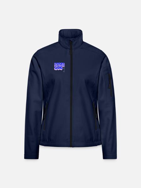 Espresso Gang - Frauen Softshelljacke - Navy