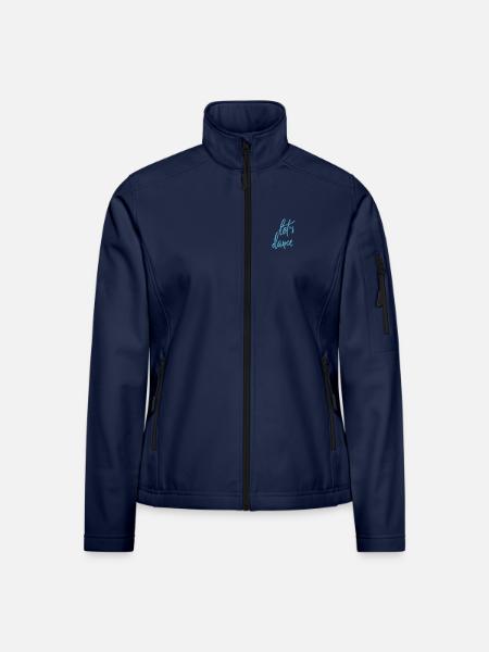 Lass uns tanzen - Frauen Softshelljacke - Navy