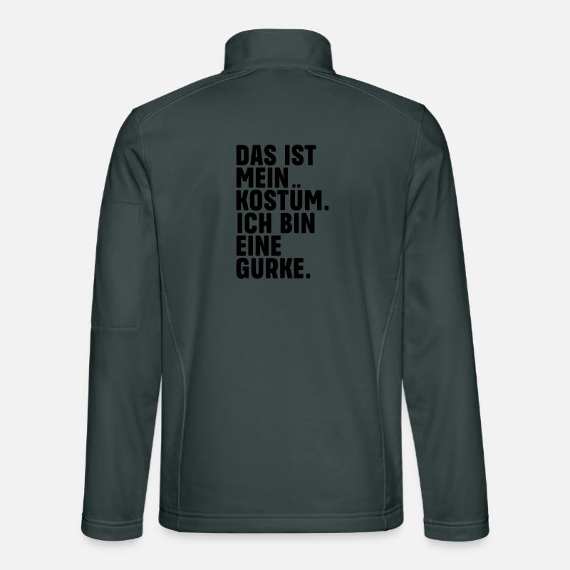 Das Ist Mein Gurken Kostüm Ich Bin Eine Gurke Unisex Softshelljacke