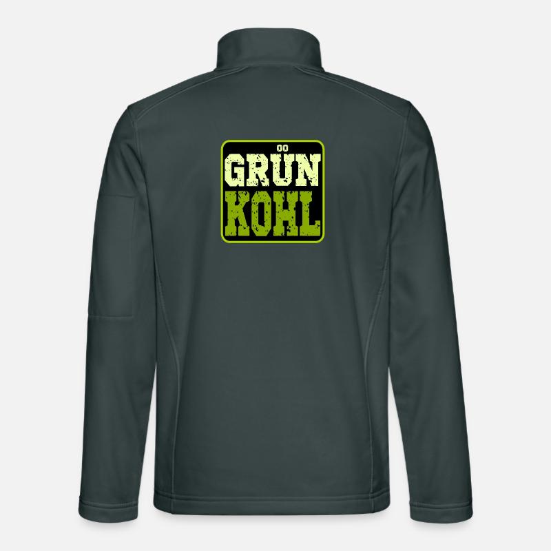 GRÜNKOHL - WINTERGEMÜSE - KOHLGERICHTE - KOHL - Unisex Softshelljacke - Dunkelgrau