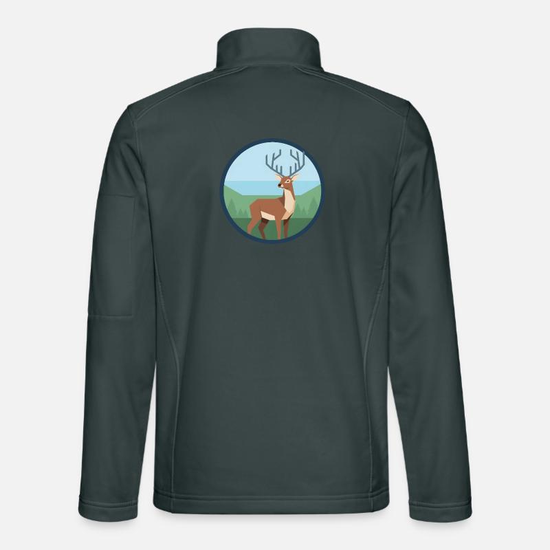 Cerf Veste en tissu softshell Unisexe