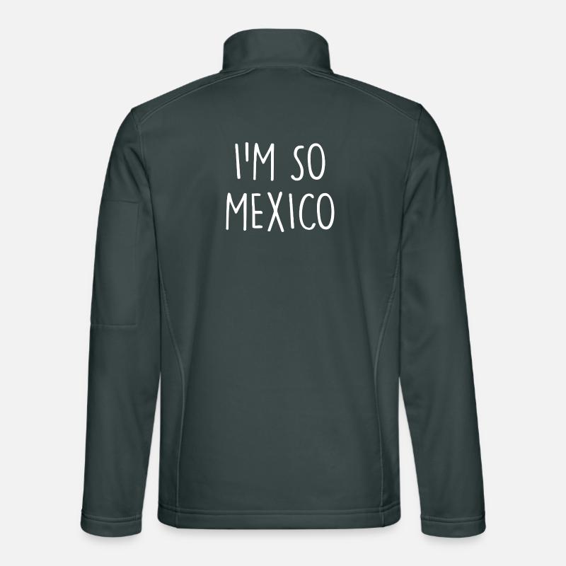 Mexico Mexiko - Unisex Softshelljacke - Dunkelgrau