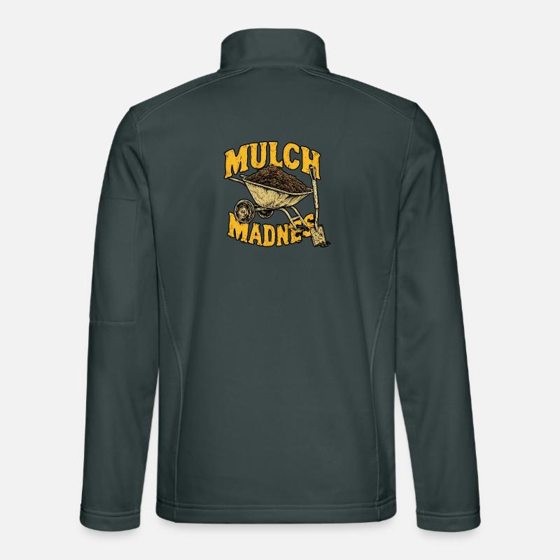 Mulch Madness Wheelbarrow - Unisex Softshell Jacket - mouse grey