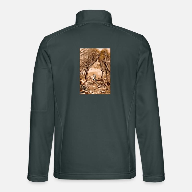 Roots and Resonance - Unisex Softshell Jacket - mouse grey