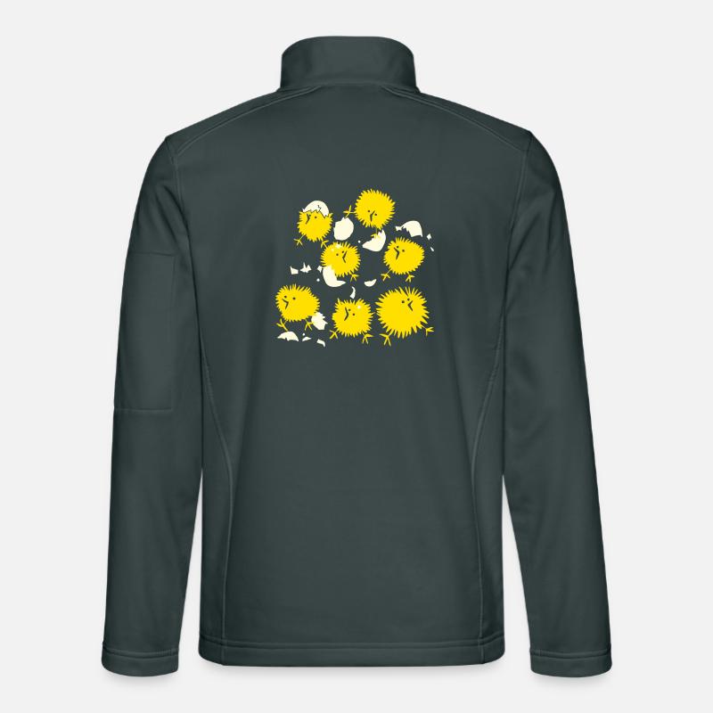 Chick BEEPY Happy Easter 7 Naughty Yellow Comic Funny Unisex Softshell Jacket
