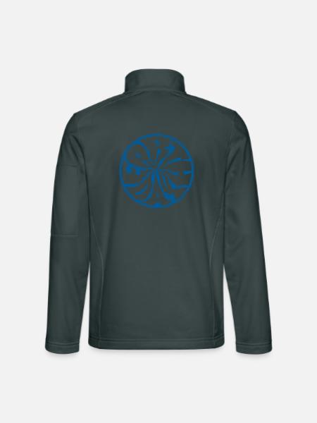 Earth Day Tag der Erde Planet Umwelt used look  - Unisex Softshelljacke - Dunkelgrau