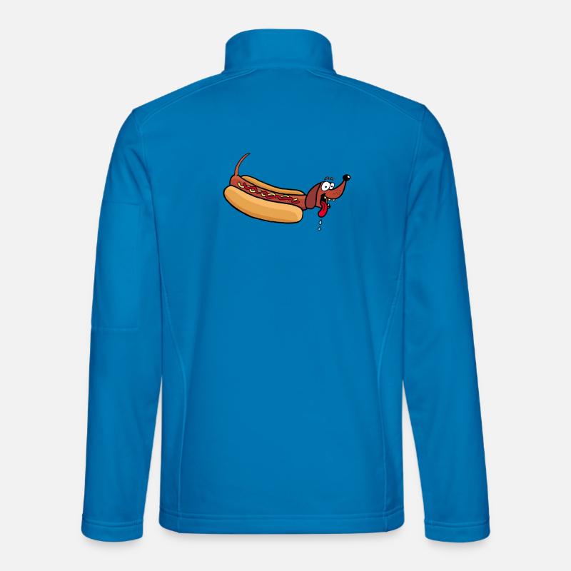 Heißer Hund - Unisex Softshelljacke - Lichtblau
