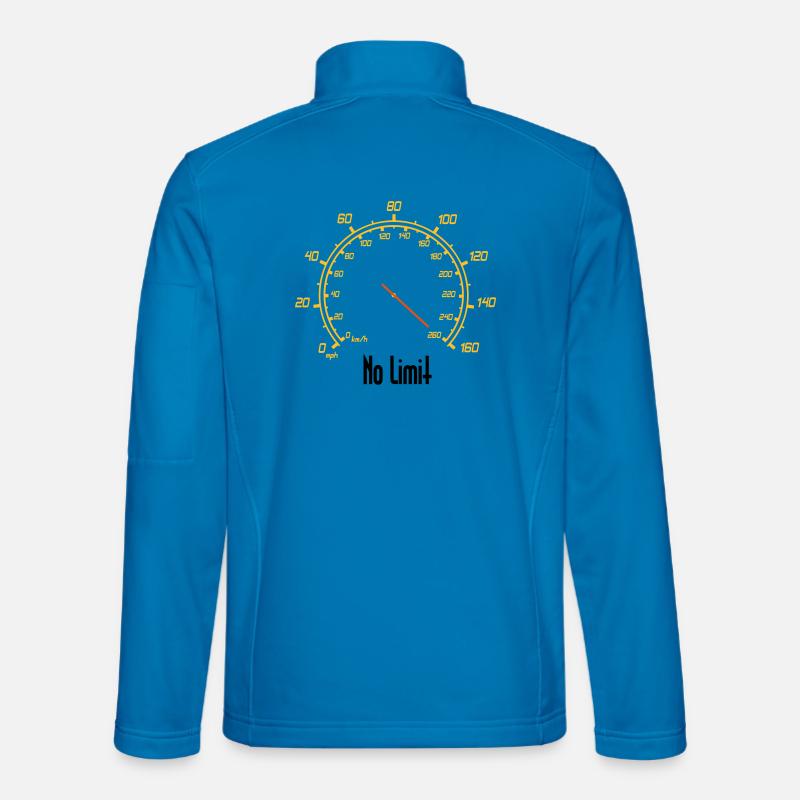 Speedometer, No Limit - Unisex Softshell Jacket - light blue