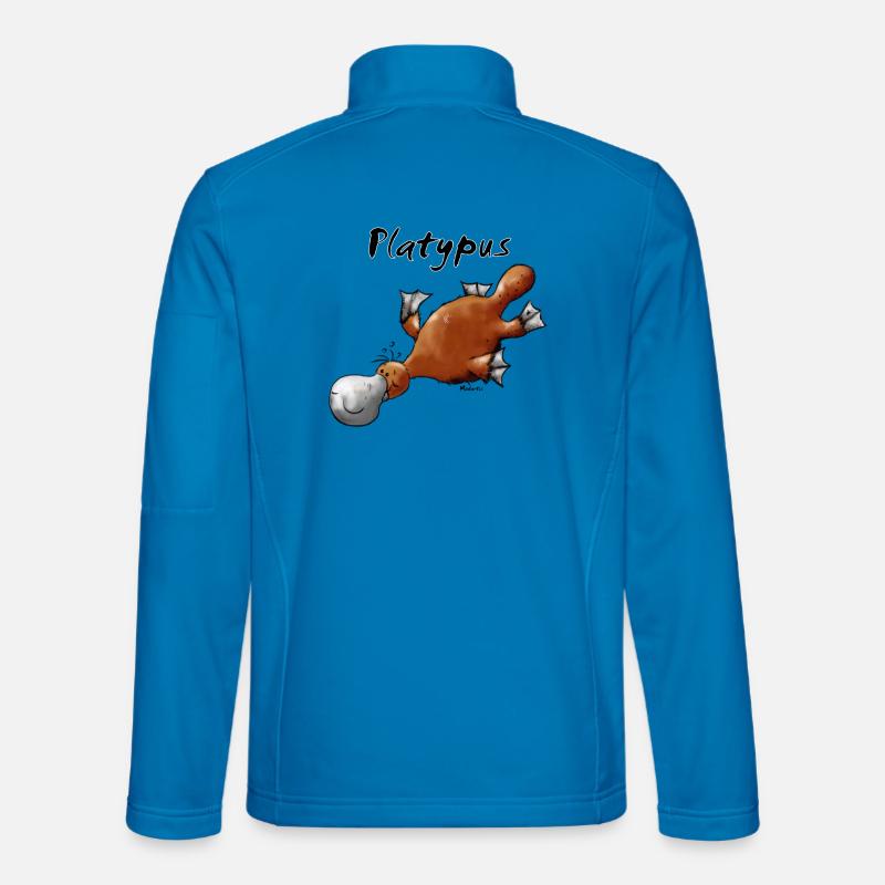 Schnabeltier - Australien - Wildlife - Unisex Softshelljacke - Lichtblau
